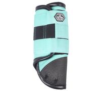Guêtres de cross antérieurs pour cheval QHP Technical Vert XL