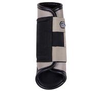 Guêtres de cross postérieurs pour cheval fermées QHP Technical Gris M
