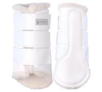 Guêtres de dressage pour cheval Waldhausen Soft Blanc L