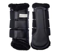 Guêtres de dressage pour cheval Waldhausen Soft Noir L