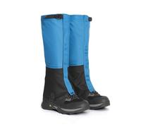 Guêtres De Jambe, Couvre-Chaussures De Randonnée en Plein Air, Leggings De Neige Réglables Et Pliables, for Le Camping, Le Ski, La Randonnée(Blue,M)