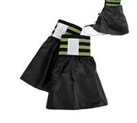 Guêtres de jambe imperméables - Guêtres de cheville respirantes | Couvre-bottes réglables et chauffe-pieds, protection pour chaussures de trail running en plein air pour la neige, la pluie, la boue