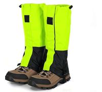 Guêtres de neige imperméables et résistantes pour l'hiver, la randonnée, le ski, fabriquées à partir de tissu Oxford 600D avec système de boucle sécurisée, vert (vert)