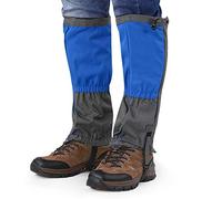 Guêtres de Randonnée, Étanche Outdoor Guêtres Jambières Marche Guêtres Guêtres de Neige Activités Extérieures Protection Contre Neige Pluie Boue Vent (Bleu)