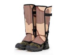 Guêtres de randonnée imperméables avec design à trois couches, idéales pour les conditions météorologiques froides et venteuses (camouflage B)