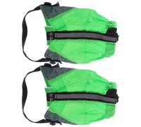 Guêtres de Randonnée Respirantes pour Trail, Protection Jambes Vertes | Polyester Léger, Protection Coupe-vent et Garde au Sec, pour Chaussures de Trail et Bottes en Montagne