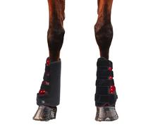 Guêtres de soin infrarouges pour chevaux, thérapie par lumière rouge pour chevaux, soulage les douleurs musculaires et articulaires causées un exercice vigoureux des jambes du cheval (deux jambes)