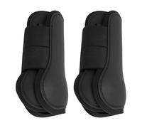 Guêtres de Tendon ZIXINNKC (1 Paire) pour Chevaux, Confortables et faciles à Enfiler, Multifonctions, protectrices et Ouvertes sur Le Devant, pour Le Saut d'obstacles, Les (Petite Taille)