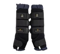 Guêtres de transport pour cheval en néoprène Equestro (x2) Noir M
