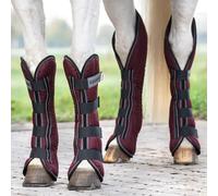 Guêtres de transport pour cheval Kavalkade (x4) Rouge Poney/Cob