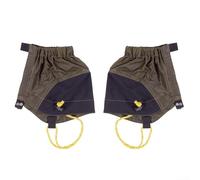 Guêtres en nylon avec revêtement en silicone 20D pour randonnée, imperméable, légère, résistante aux déchirures et au sable, pour bottes sur sentiers humides ou enneigés (vert kaki)