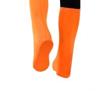 Guêtres étanches au sable - 50 cm de haut - Pour la randonnée - En polyester léger - 190 g - Respirant - Guêtres du désert UE 29-37 - Orange - Pour enfants - Jambières étanches au sable - EU 38-45