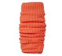 Guêtres Femme Jmbières Tricotées Pour Femmes Et Filles Douces Guêtres pour Danse Chaussettes Longues Tendance Genouillères Chaudes Pour Bottes D'Hiver Jambières Crochet Des Années (Orange, One Size)