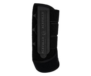 Guêtres fermées antérieurs pour cheval avec insert gel Acavallo Respira Noir Taille 2