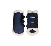 Guêtres fermées pour cheval avec fourrure HKM Comfort Premium Mesh Bleu Mini Shetland