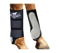 Guêtres fermées pour cheval Professional's Choice Easy-Fit ™ Noir TU