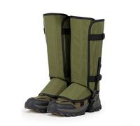 Guêtres imperméables légères pour la chasse et la randonnée, barrière efficace contre la neige et la pluie (vert)