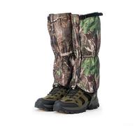 Guêtres imperméables pour randonnée, camping, 3 couches en nylon Oxford 500D, anti-boue, coupe-vent, avec boucle réglable pour l'extérieur, voyage, escalade, aventures d'hiver, unisexe Ca (S)