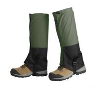 Guêtres imperméables réglables avec matériau respirant et design ergonomique, offrant une protection efficace des jambes contre l'eau, la boue et le sable (vert)