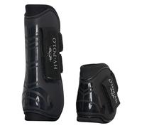 Guêtres ouvertes pour cheval avec protège-boulets HV Polo Kids Classic Noir Poney