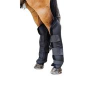 Guêtres postérieurs fermées pour cheval Kentucky Protect Long Hing Noir L