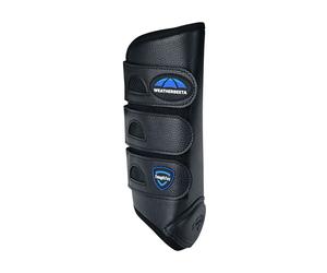 Guêtres postérieurs fermées pour cheval pour cheval Weatherbeeta Tough-Tec Noir M