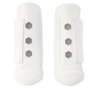 Guêtres postérieurs pour cheval fermées BR Equitation Grandeur Eventing Blanc S