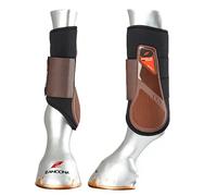 Guêtres postérieurs pour cheval Zandonà Carbon Air Workout Noir L