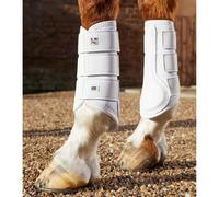Guêtres pour cheval à verrouillage simple Premier Equine Air-Tech Blanc M
