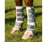 Guêtres pour cheval anti-insectes et anti-mouches Premier Equine Pro-Tech Blanc XL