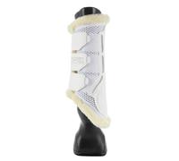 Guêtres pour cheval avec mouton synthétique Stübben Airflow Blanc L