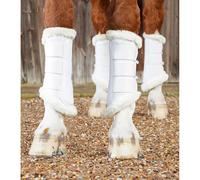 Guêtres pour cheval doublure en laine Premier Equine Air-Tech Techno Blanc M