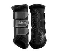 Guêtres pour cheval fermées doublées polaire Stübben Airflow Noir XL