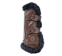 Guêtres pour cheval mouton vegan Kentucky Bamboo Elastic Marron XS
