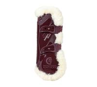 Guêtres pour cheval mouton vegan Kentucky Bamboo Elastic Rouge M