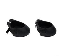 Guêtres pour cheval PVC Noires 2pcs Pour Soins Blessures Sabot | Matériau caoutchouc pour durable, pour surface antidérapante, protège les sabots blessés, idéal pour terrain humide(M)