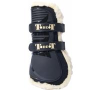 Guêtres pour cheval tendons en mouton T de T Noir M