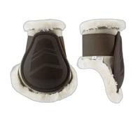 Guêtres protège-boulets avec doublure imitation fourrure Horze Caliber Marron Full