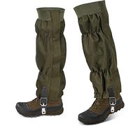 Guêtres réglables pour Hommes et Femmes, guêtres Anti-Serpent pour Bottes, guêtres imperméables pour la randonnée, la Chasse, la Neige, la Raquette et l'escalade.