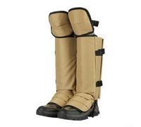 Guêtres sécurisées pour la randonnée et les voyages dans la nature avec ajustement élastique pour empêcher efficacement la neige, la boue et les particules lâches d'entrer (jaune)