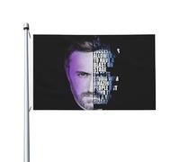 Guetta DJ Music David Drapeau 3x5FT Double Face - Fan de Musique Électronique DJ - Bannière Décorative pour Chambre, Mur, Concert, Festival, Soirée EDM
