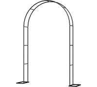 GueTTO Arche De Jardin en Fer Forgé Largeur du Passage 120Cm 140Cm 180Cm 240Cm 300Cm 350Cm Arceau À Rosiers Tonnelle pour Mariage Vigne Support De Plantes,Noir,W120*H220cm