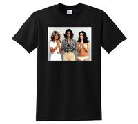 GUEWBF Charlies Angels T Shirt TV Show 1975 Season 1 2 3 4 5 Small Medium LARGEBlackM