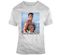 GUEWBF Commando Quote Arnold 80s Action Movie Fan T Shirt WhiteL