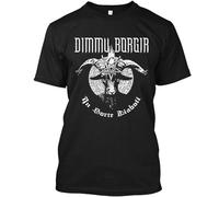GUEWBF NWT Dimmu Borgir in Sorte Diaboli Norwegian Black Metal Band Logo T-Shirt S-4XL BlackL