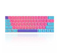 Guffercty kred GTSP Touches rétroéclairées PBT 60 % avec barre d'espace 6,25U Profil OEM pour clavier de jeu mécanique Cherry MX Switch (Zhri)