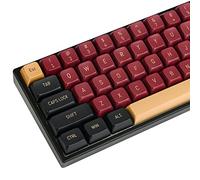 Guffercty kred Lot de 160 touches CSA en PBT à double tir en forme de boule avec barre d'espace 6,25u/7U pour commutateurs Cherry MX Gateron Kailh (CSA Red Warrior)