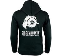 GUGGEN Mountain Sweat à Capuche pour Hommes avec Polaire Sweat à Capuche Logo Sweat Jacket Pull Chaud Streetwear Cagoule à Manches Longues Hood Sport en Plein air Noir XL