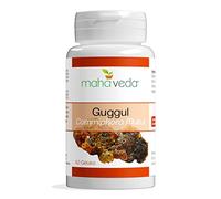 GUGGUL - Extrait de Guggul titré en guggulstérones 2,5% - Cholestérol et Fonction Cardiaque - Complément Alimentaire Vegan - Dosage renforcé à 450 mg - 60 gélules