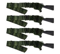 GUGULUZA Chaussette de Fusil traitée au Silicone 52 Pouces pour carabines ou Shotgun de Chasse,Lot de 4 (Vert Fluorescent)